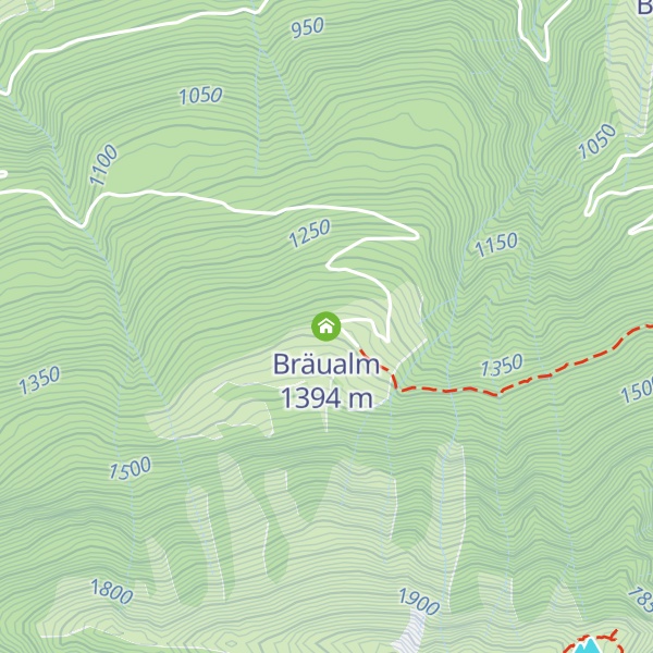 Map of Bräualm