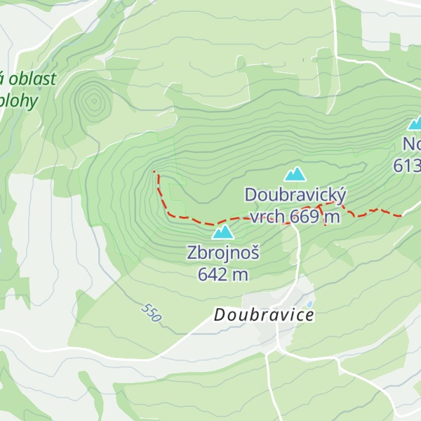 Map of Široká