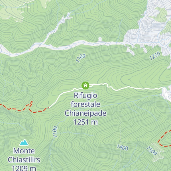 Map of Rifugio forestale Chianeipade