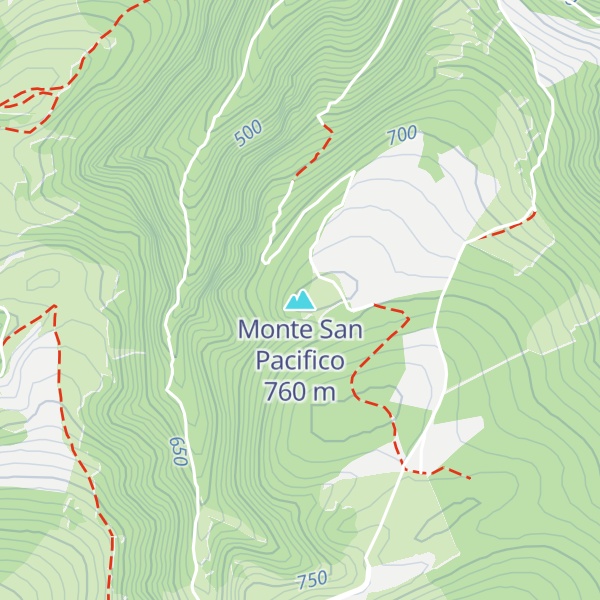 Map of Monte San Pacifico