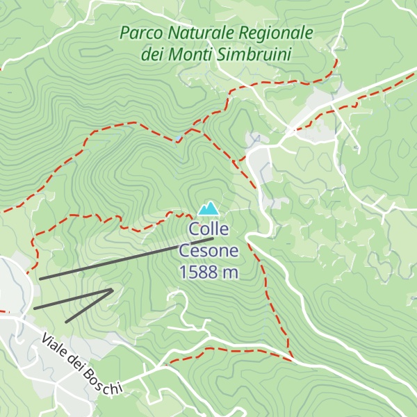 Map of Colle Cesone
