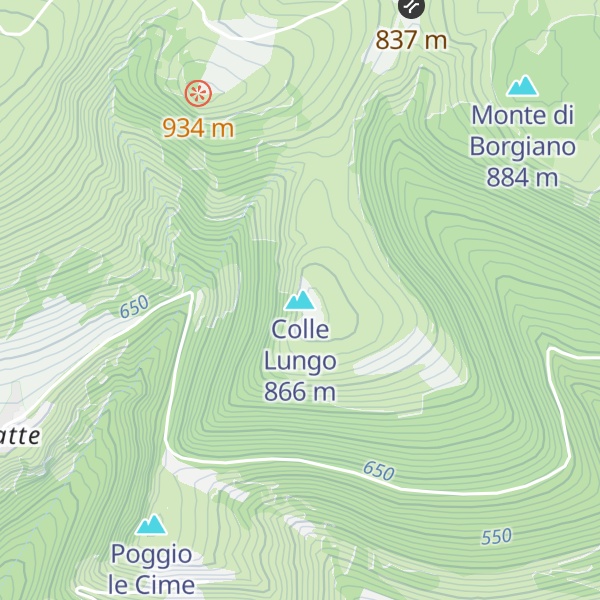 Map of Colle Lungo