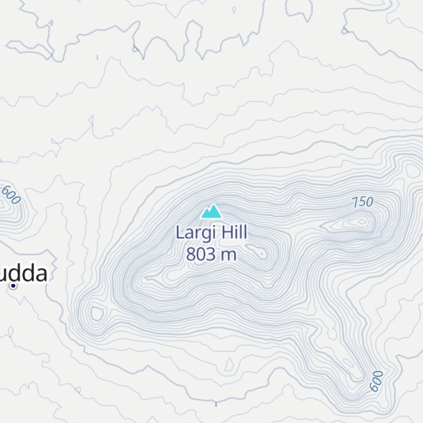 Map of Largi Hill