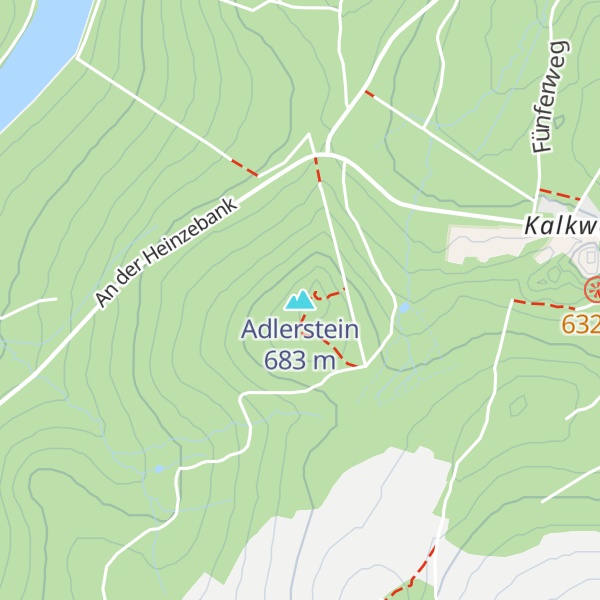Map of Adlerstein