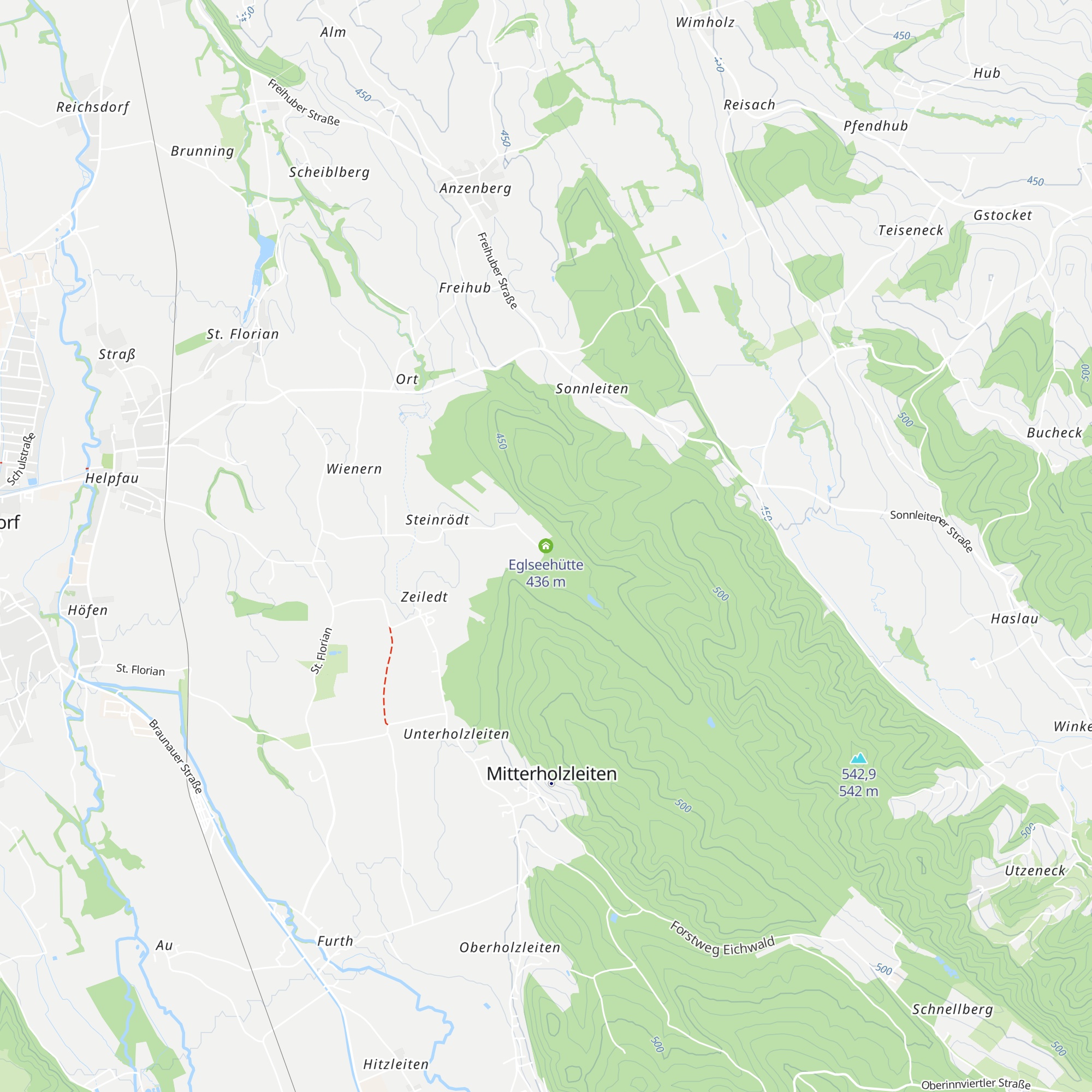 Eglseehütte map