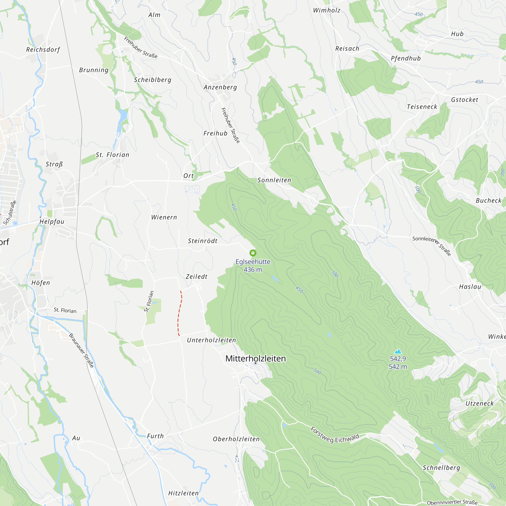 Eglseehütte map