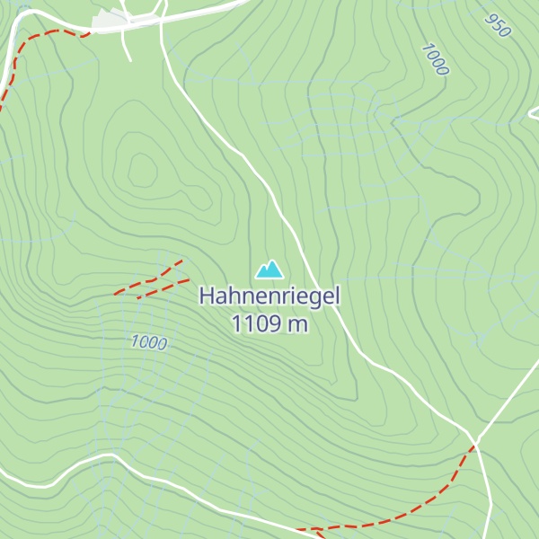 Map of Hahnenriegel