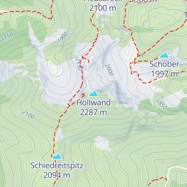 Map of Höllwand