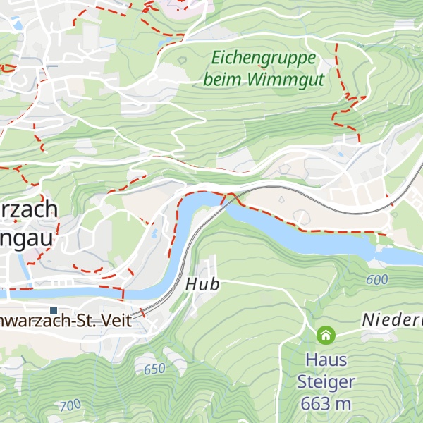 Map of PWV Schwarzach