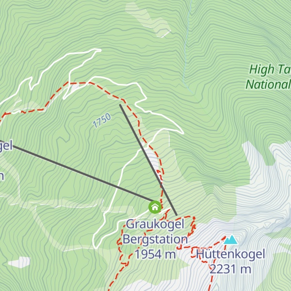 Map of Reichebenhütte