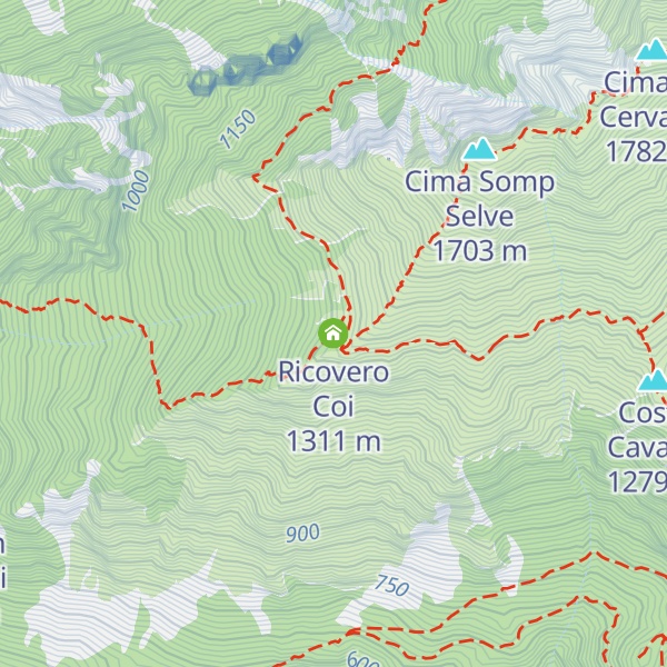 Map of Ricovero Coi