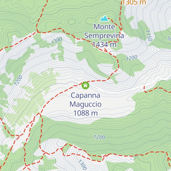 Map of Capanna Maguccio