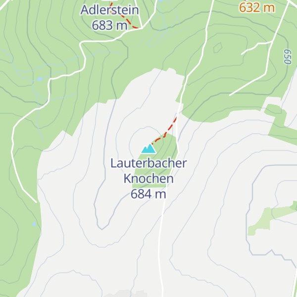 Map of Lauterbacher Knochen
