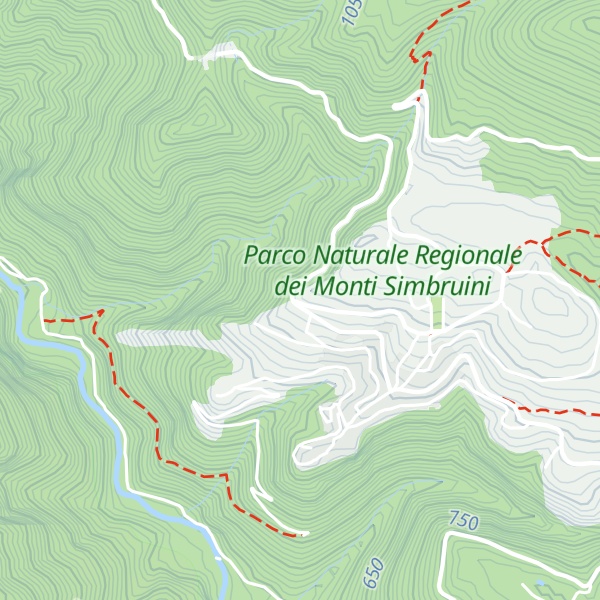 Map of La villetta