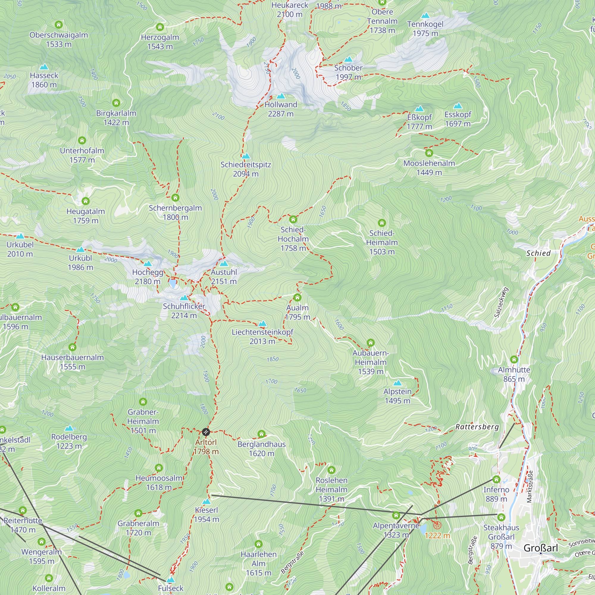 Aualm map