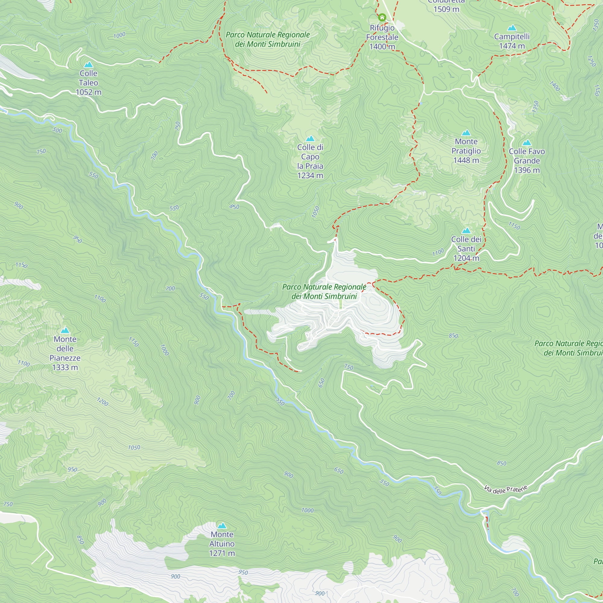 Bed and breakfast bellavista map