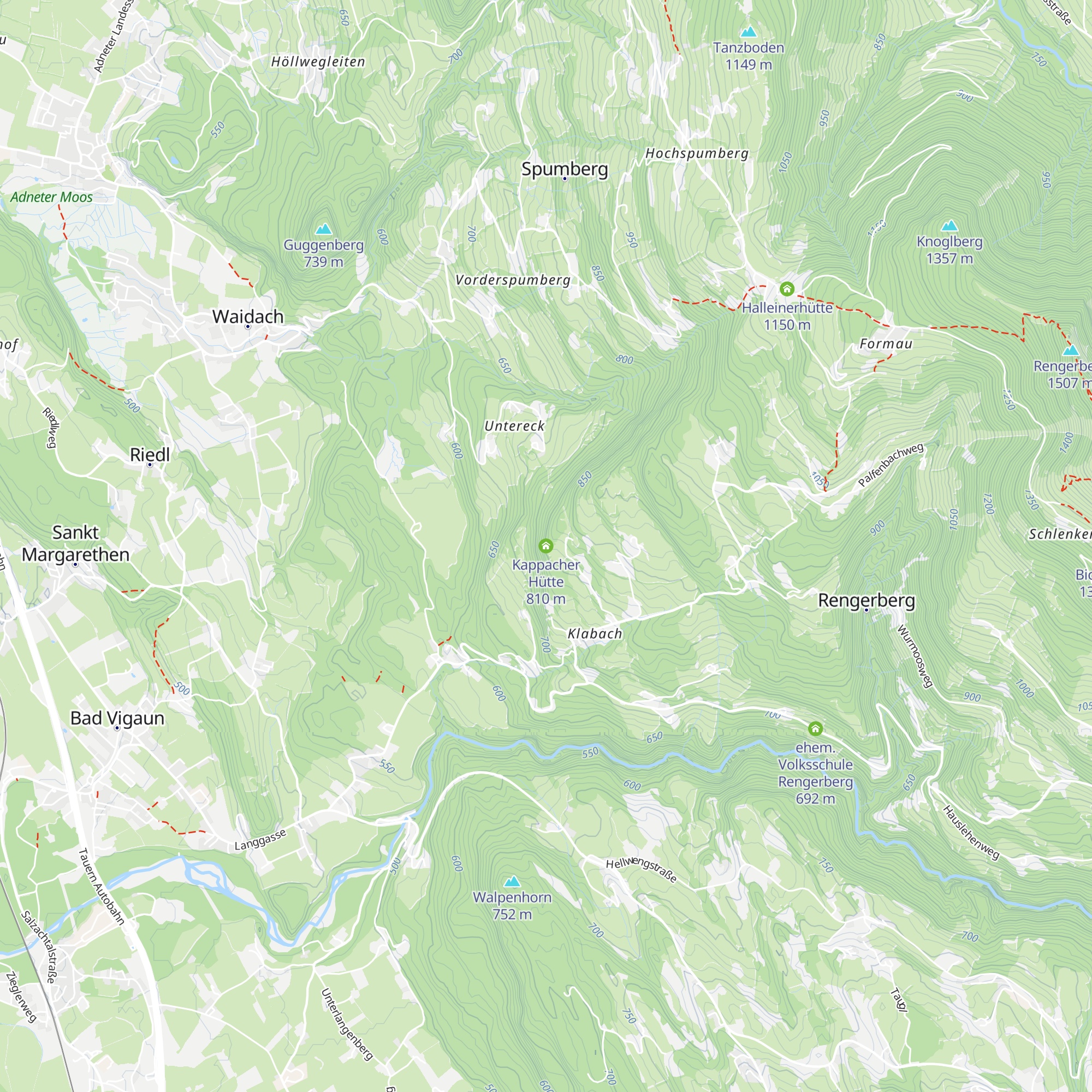 Kappacher Hütte map