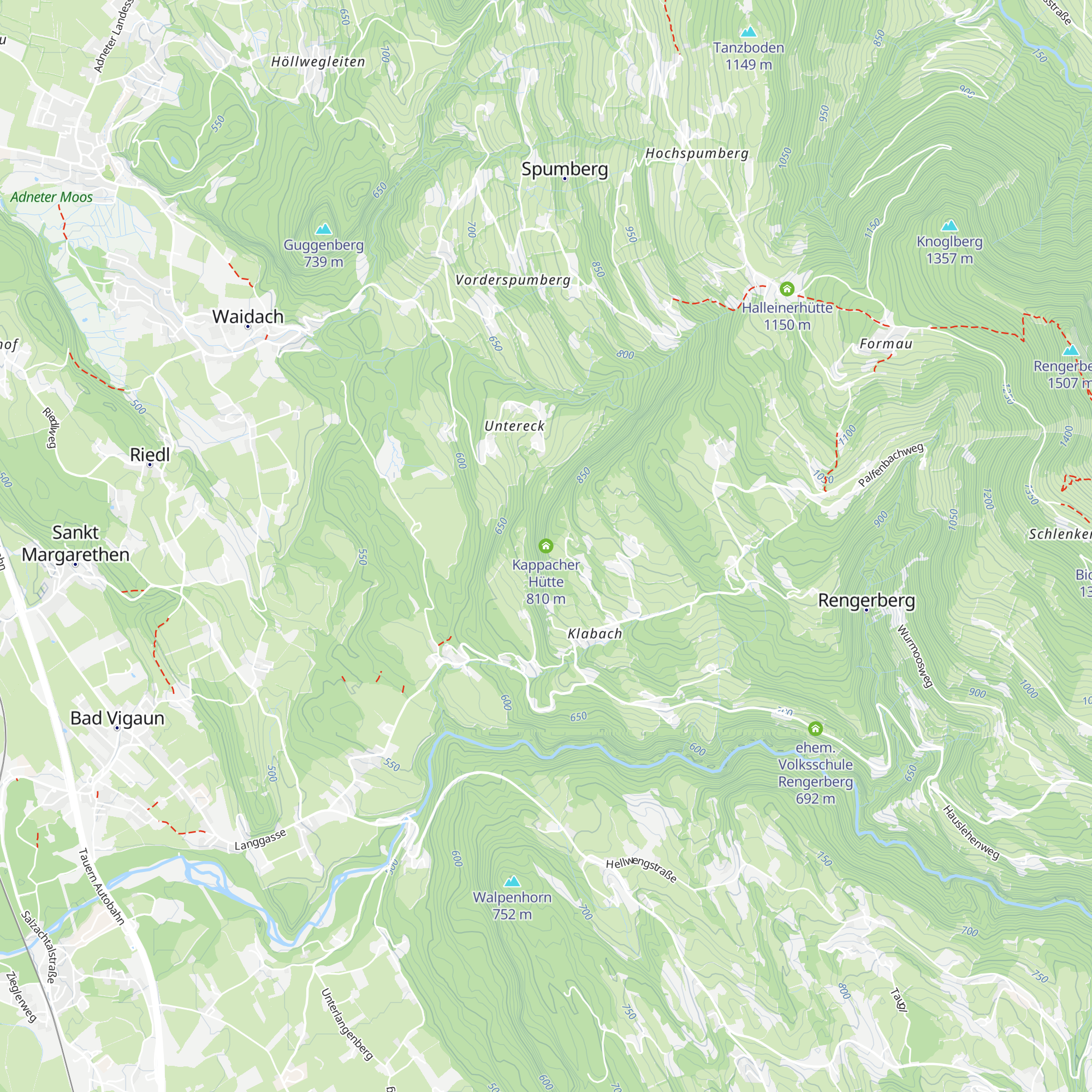 Kappacher Hütte map