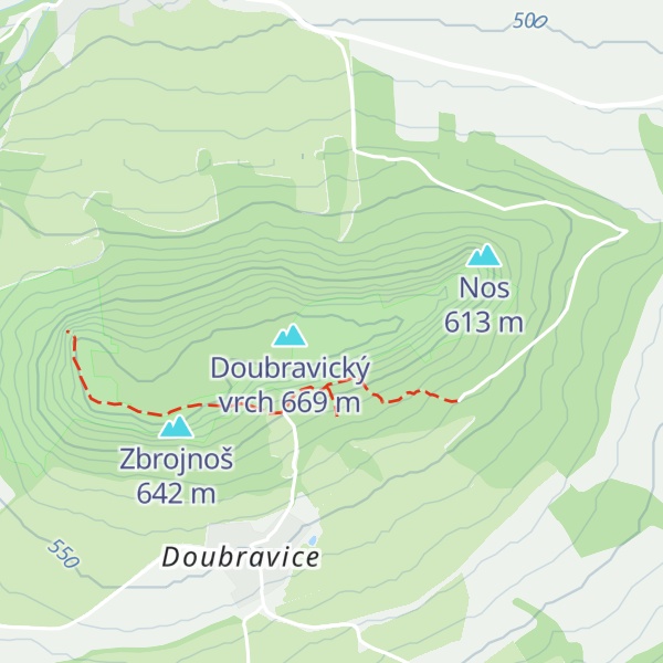 Map of Budulínek