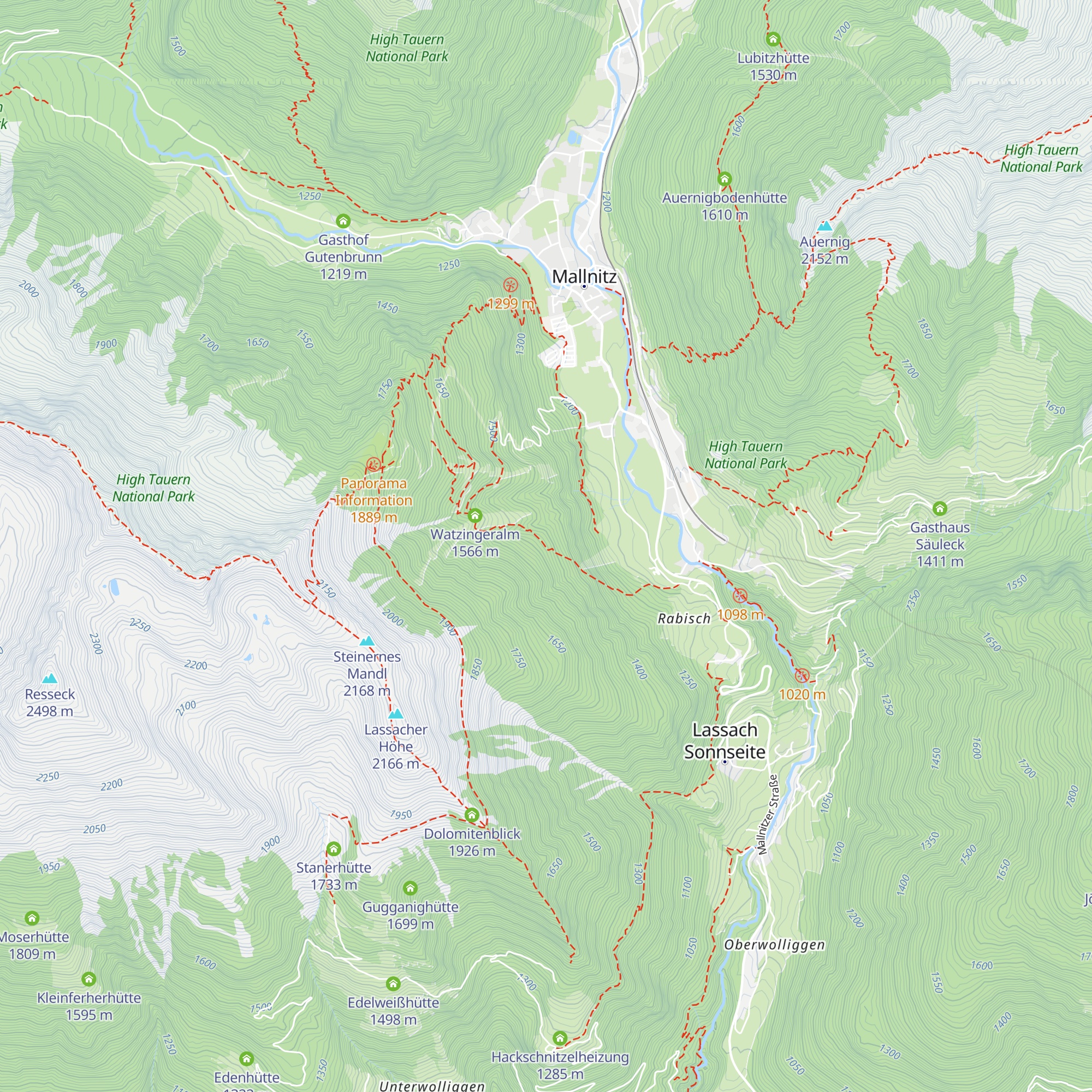 Oswaldhütte map