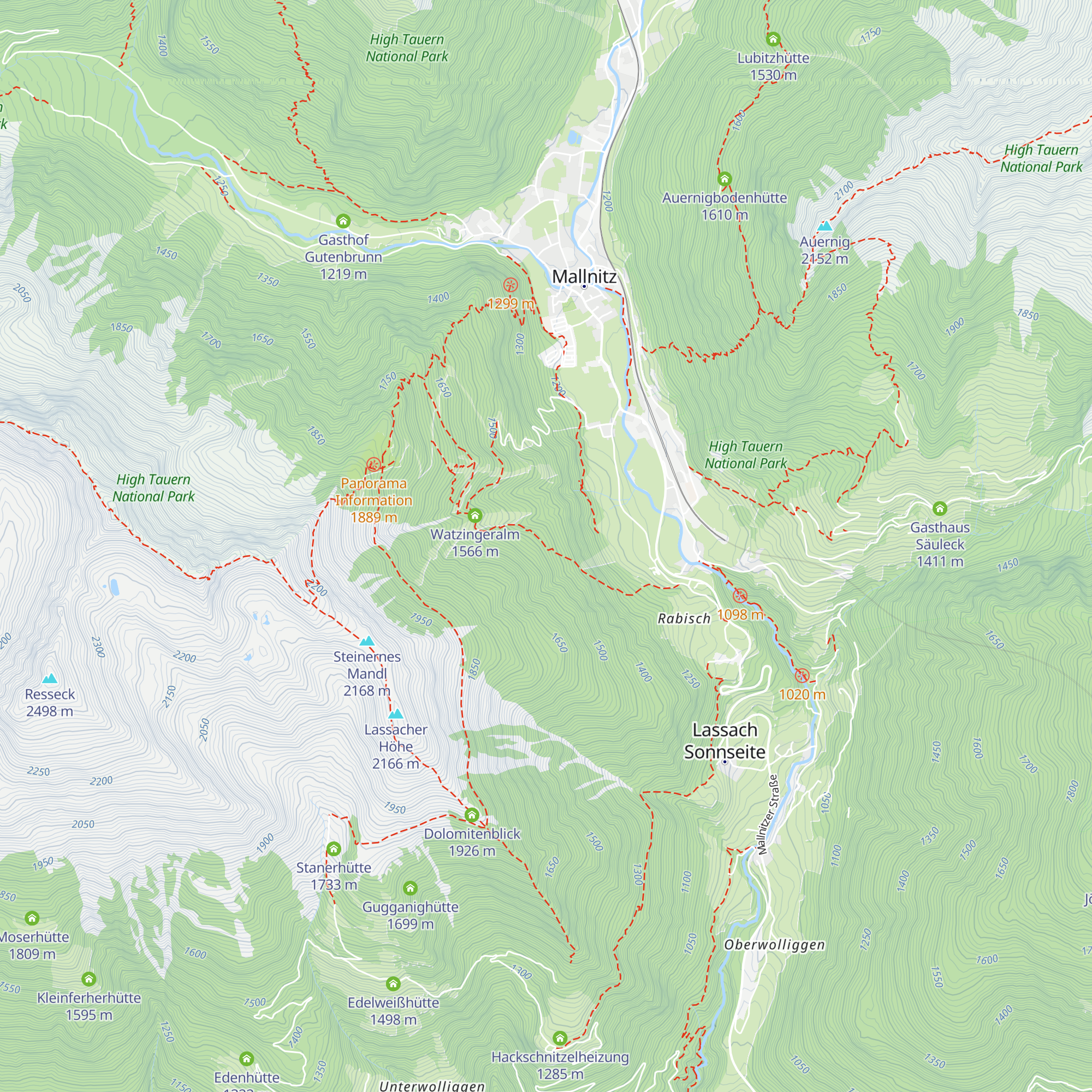 Oswaldhütte map