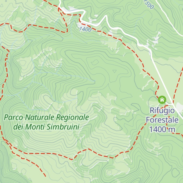 Map of Colle del Frassigno