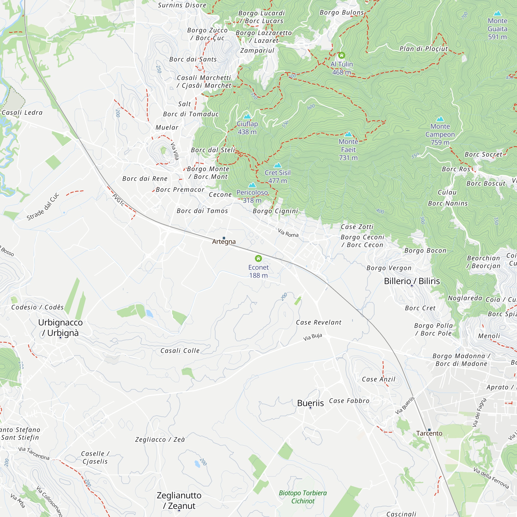 Econet map