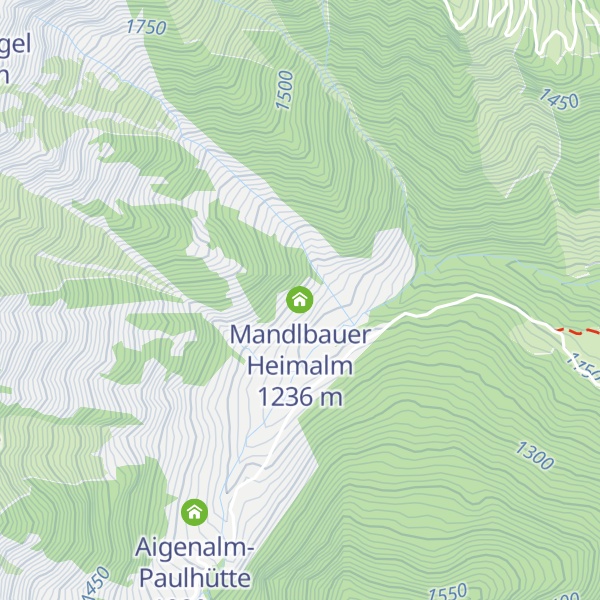 Map of Mandlbauer Heimalm