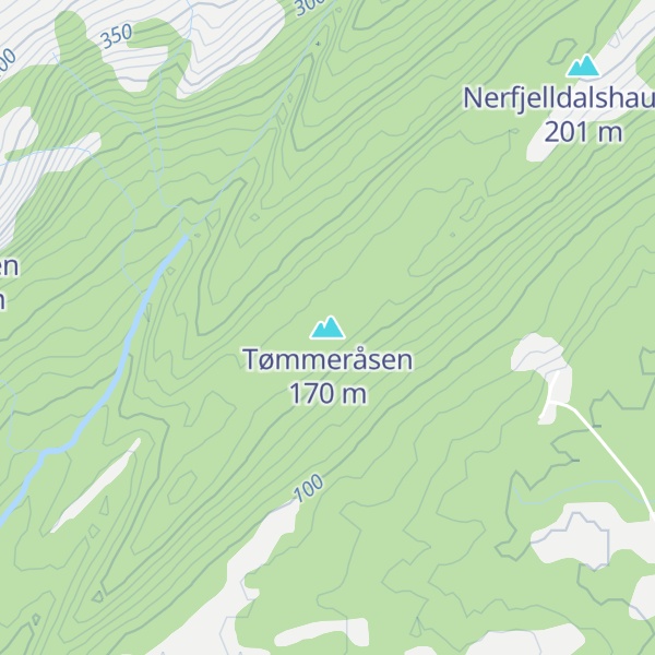 Map of Tømmeråsen