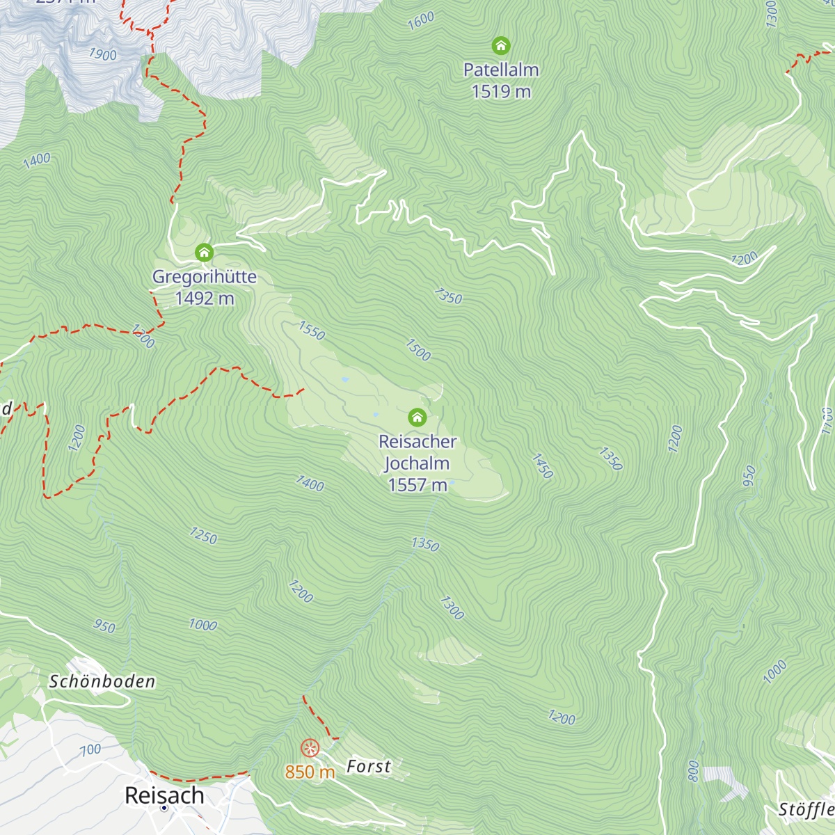 Reisacher Jochalm map