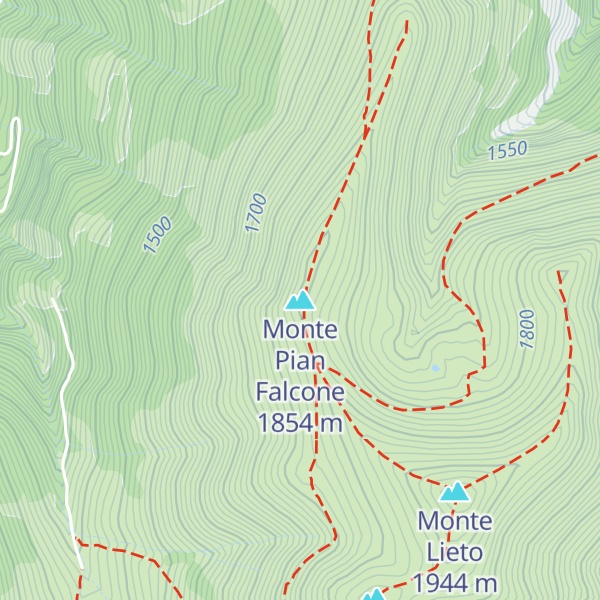 Map of Monte Pian Falcone