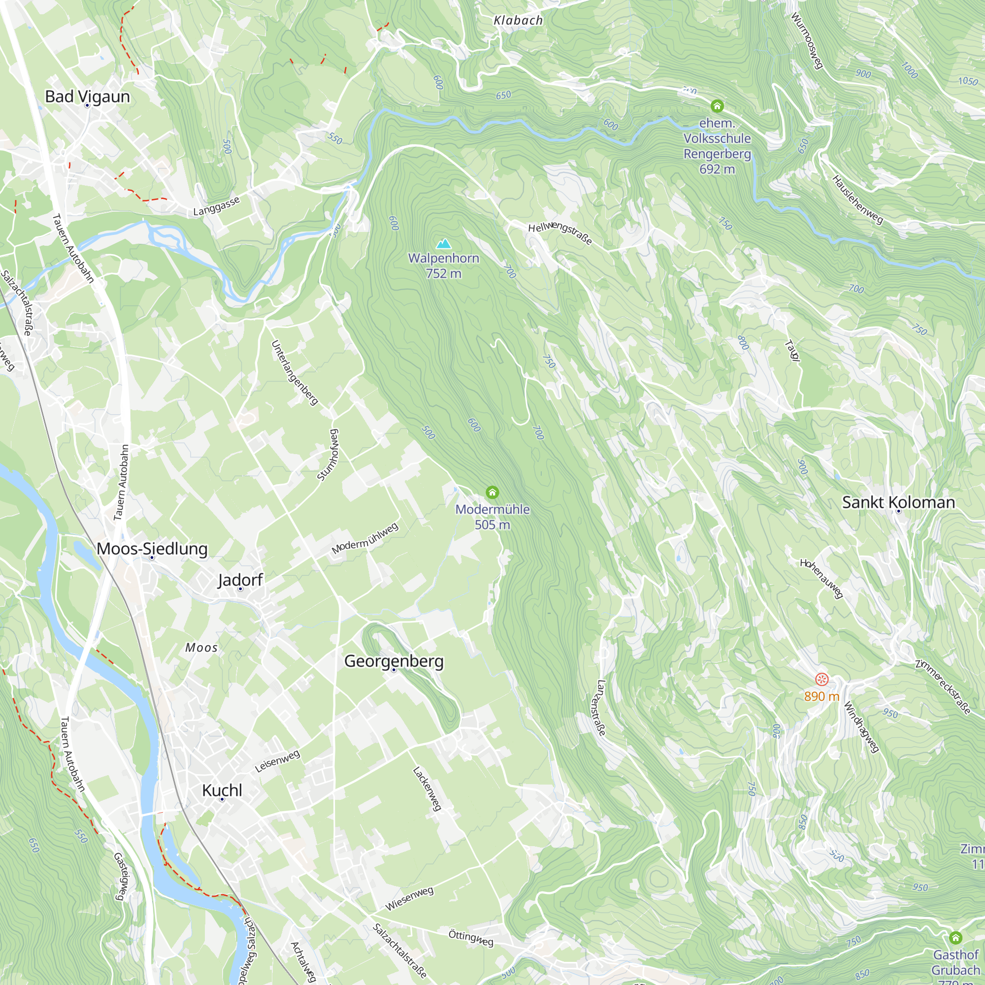 Modermühle map