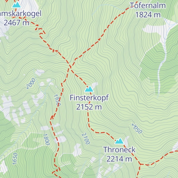 Map of Finsterkopf