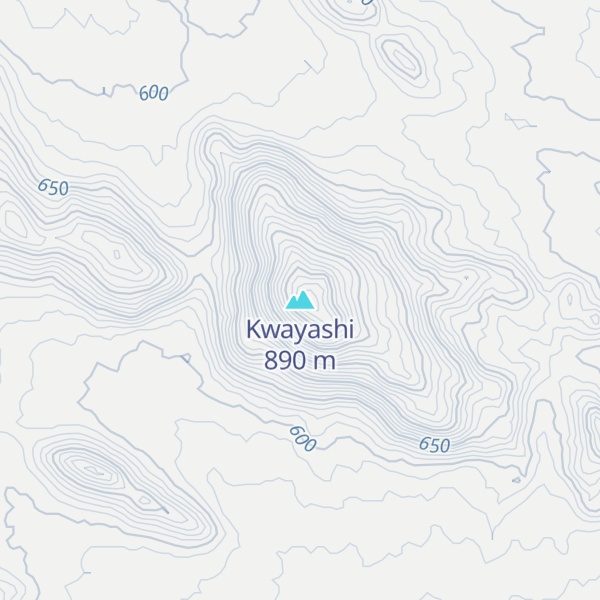 Map of Kwayashi