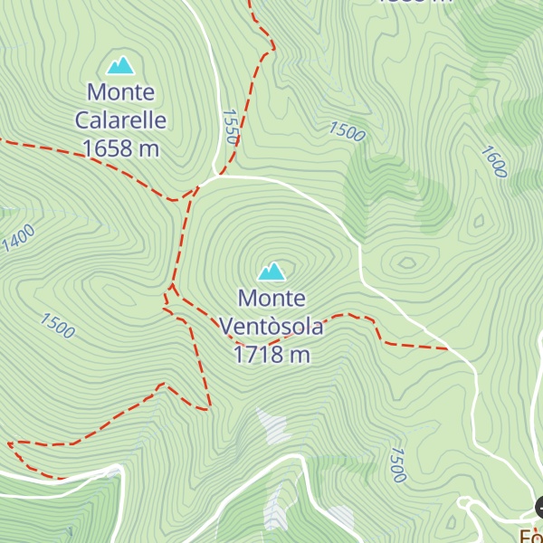 Map of Monte Ventòsola