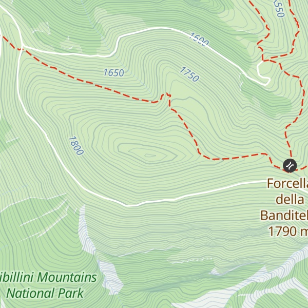 Map of Croce di Monte Rotondo