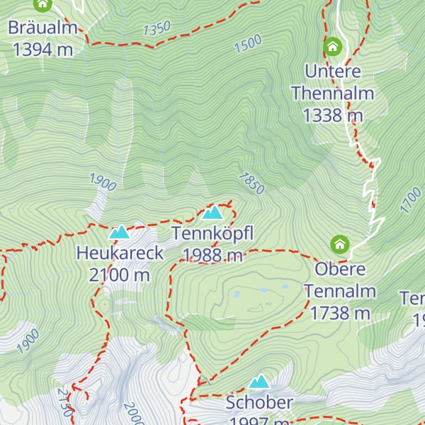 Map of Tennköpfl