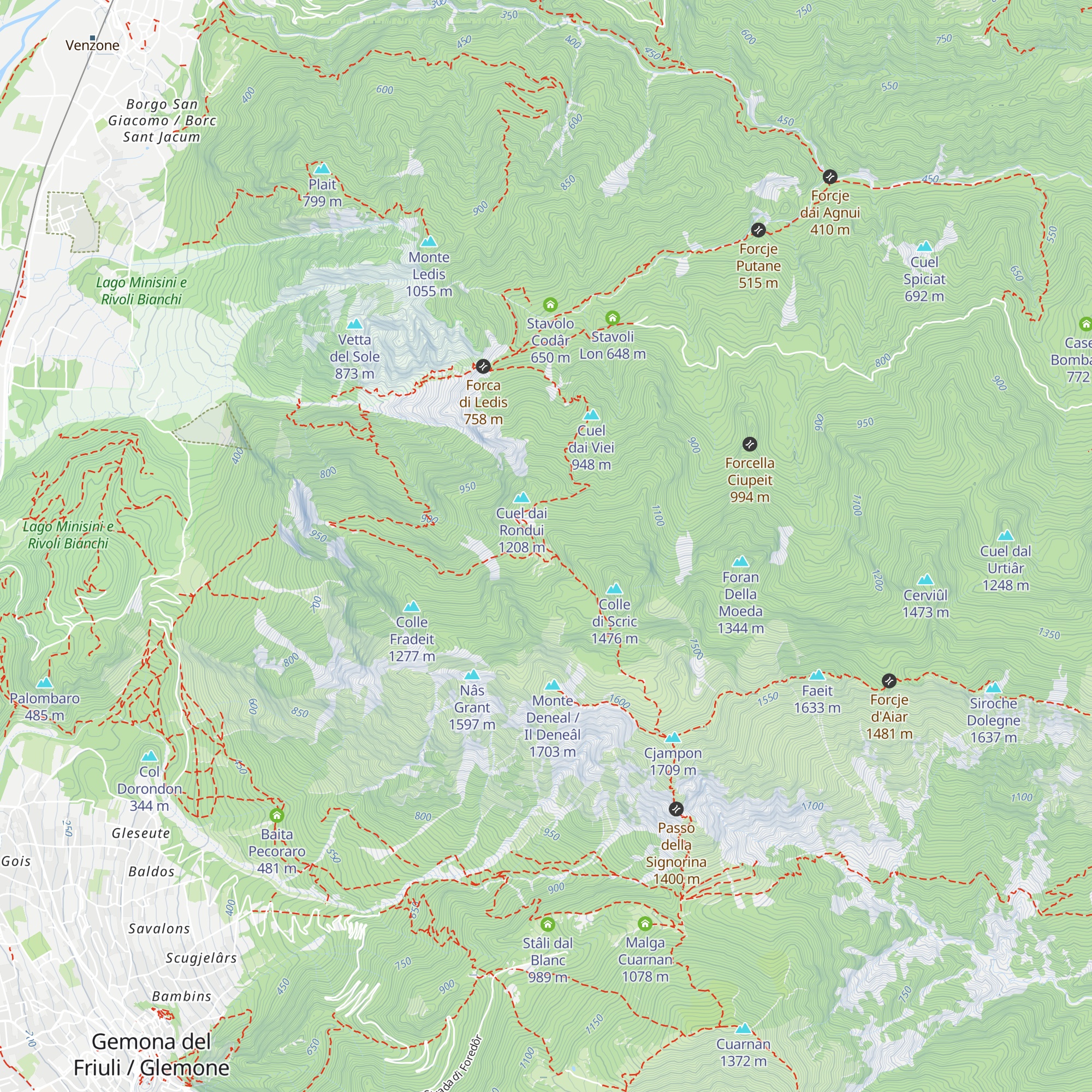 Casera Scriç map