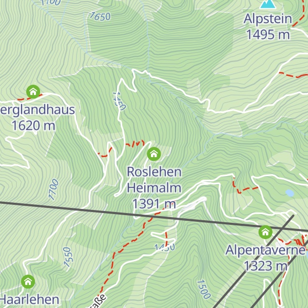 Map of Roslehen Heimalm