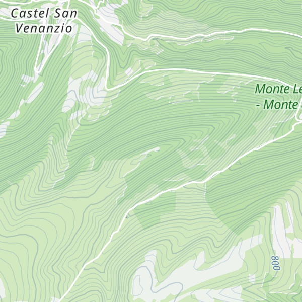 Map of Monte Schiena