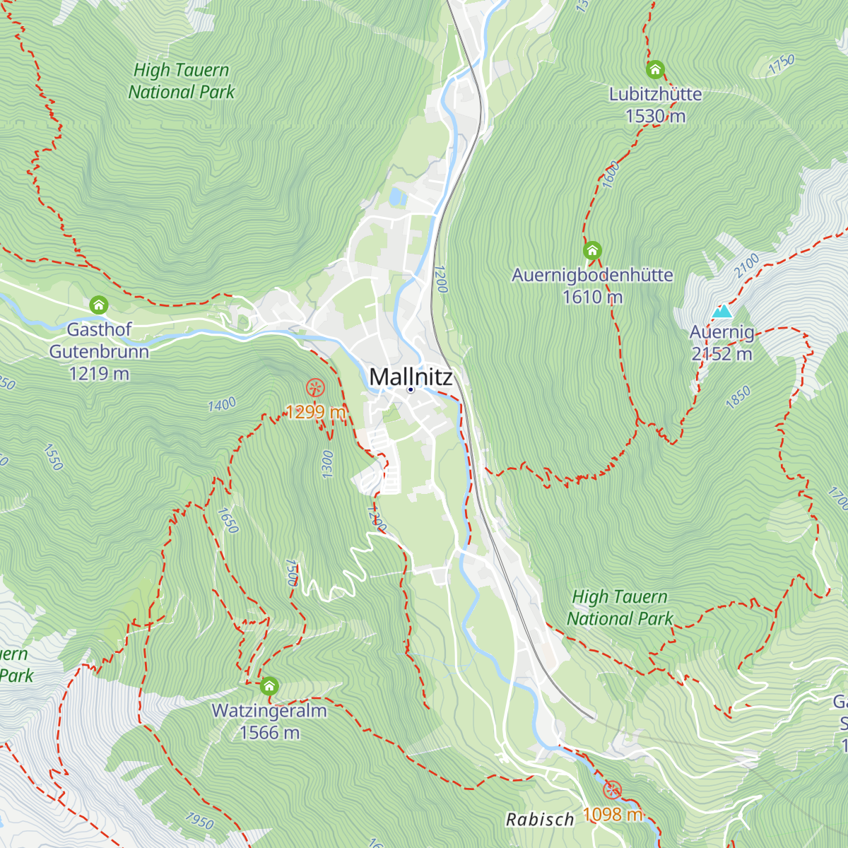 Tourismusinformation map