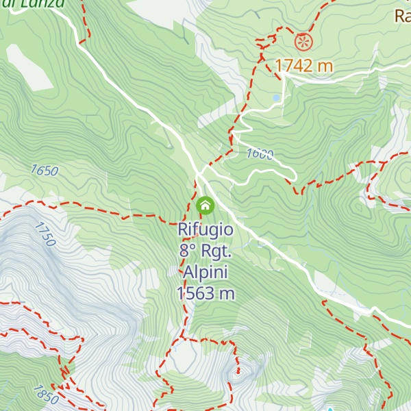 Map of Rifugio 8° Rgt. Alpini