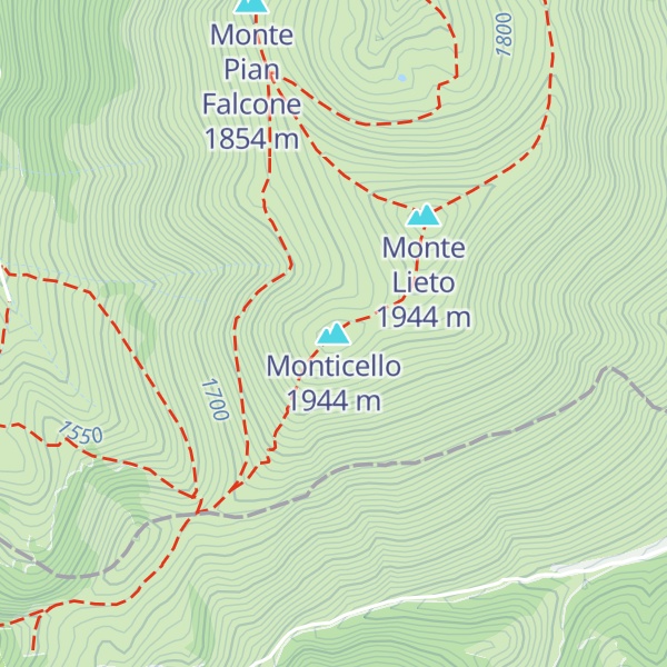 Map of Monticello