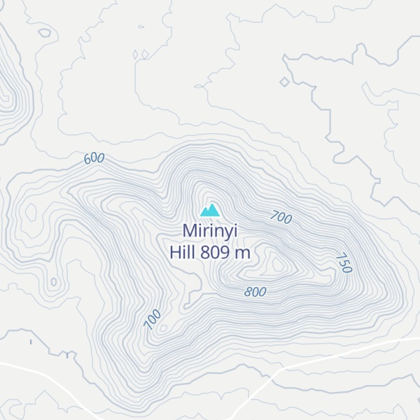 Map of Mirinyi Hill