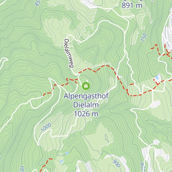 Map of Alpengasthof Dielalm