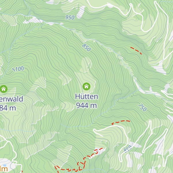 Map of Hütten