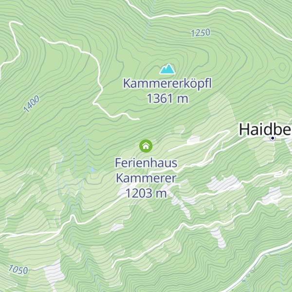 Map of Ferienhaus Kammerer