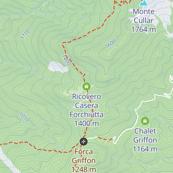 Map of Ricovero Casera Forchiutta