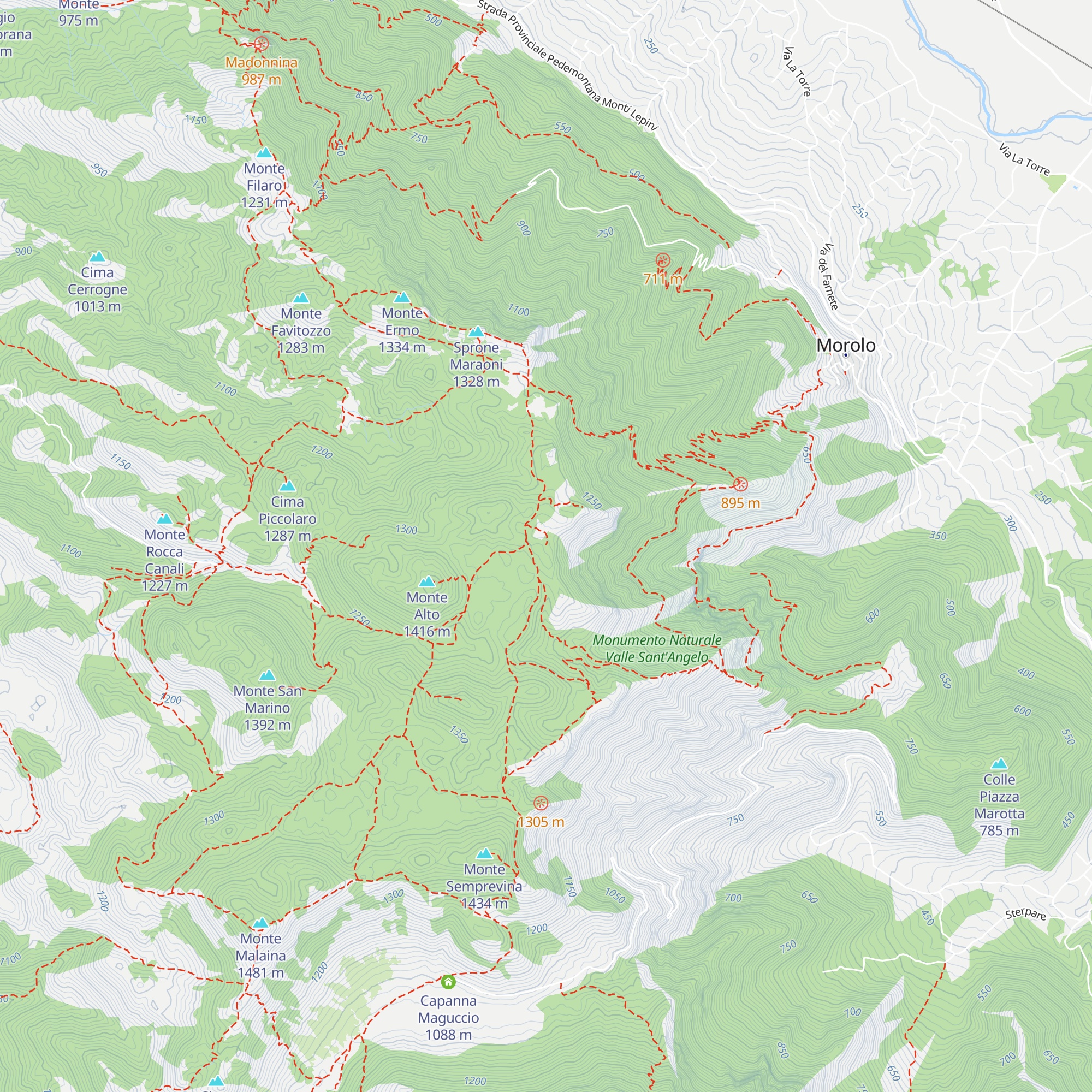 Capanna Cammicciola map