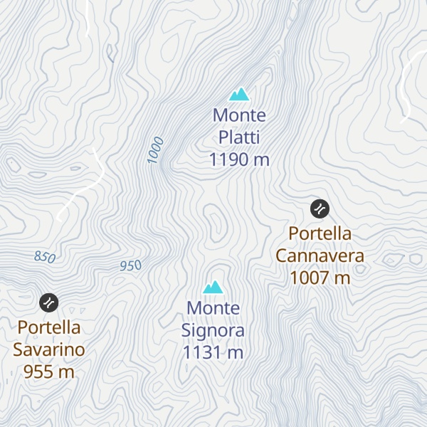 Map of Punta della Vecchia